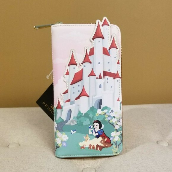 Loungefly Disney Snow White Castle Scene Wallet NEW - Picture 1 of 12